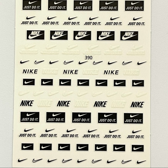 Luxury Designer Logo Fingernail Art Stickers - Picture 2 of 3